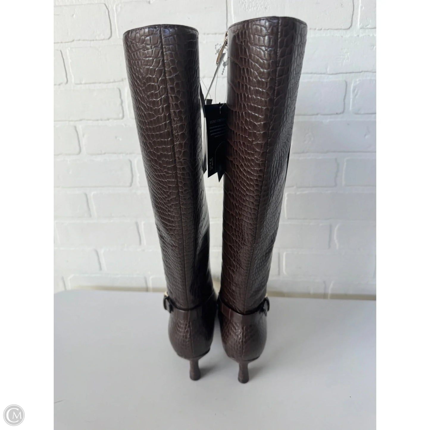 Boots Knee Heels By Naturalizer In Brown, Size: 9