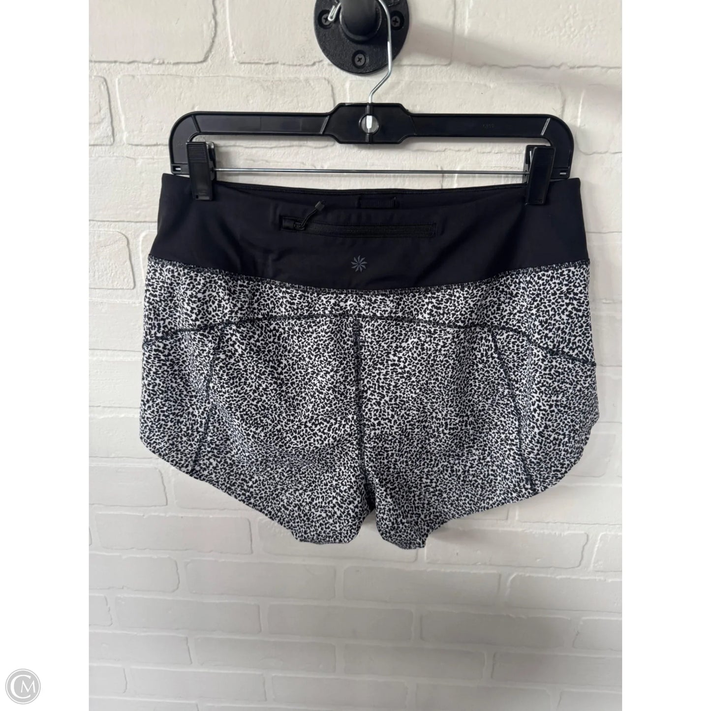 Athletic Shorts By Athleta In Black & White, Size: 4