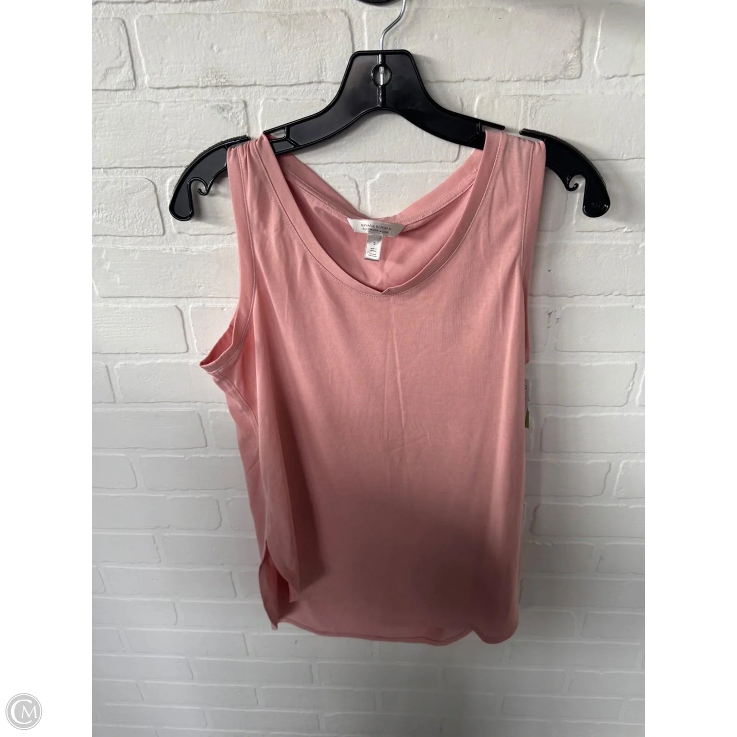 Top Sleeveless Basic By Banana Republic In Pink, Size: S