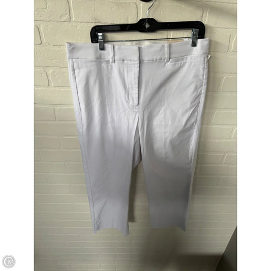Capris By Lane Bryant In White, Size: 16