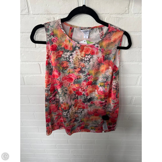 Top Sleeveless By Athleta In Orange & Pink, Size: Xs