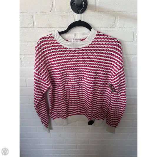 Sweater By Spiritual Gangster In Pink & White, Size: S