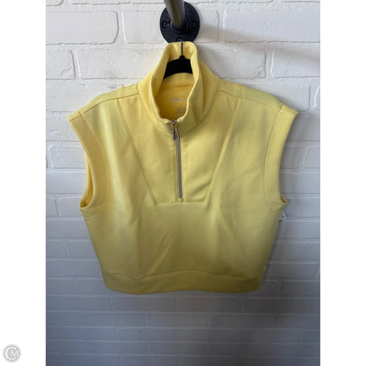 Top Sleeveless By Cmc In Yellow, Size: Sp