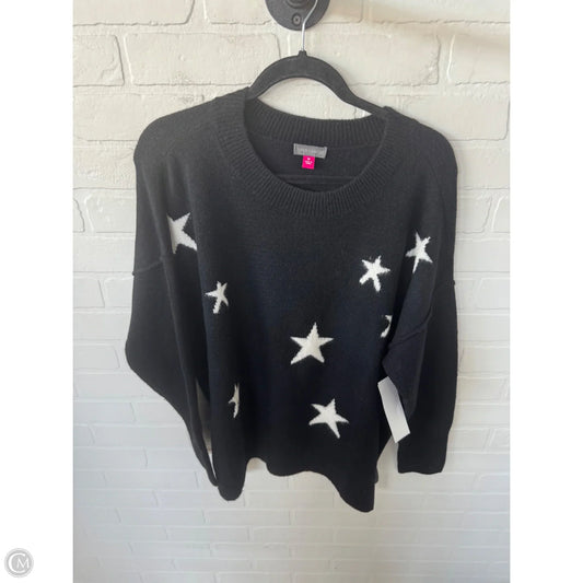 Sweater By Vince Camuto In Black & White, Size: M