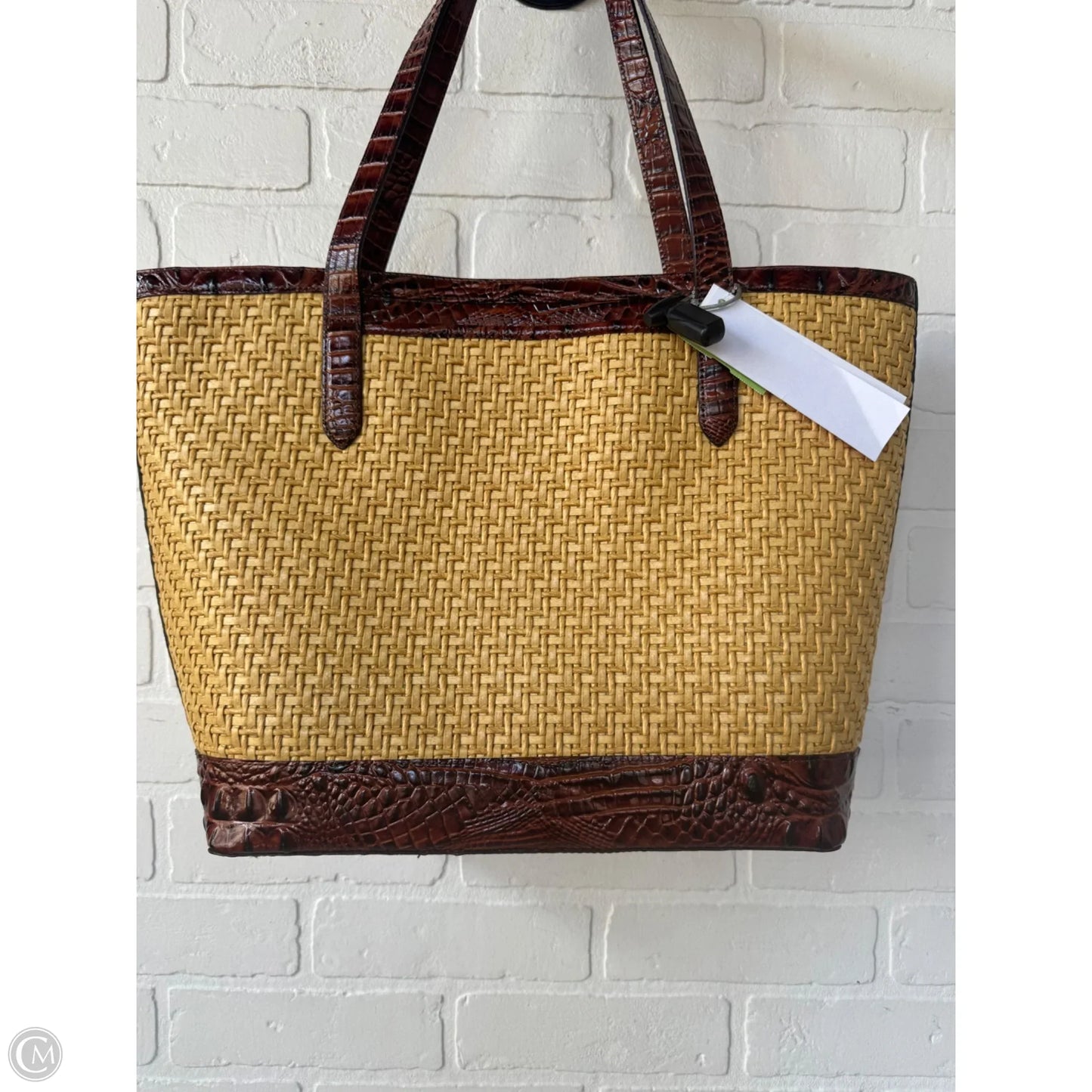 Tote Designer By Brahmin, Size: Large