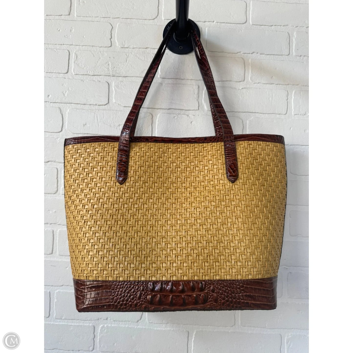 Tote Designer By Brahmin, Size: Large