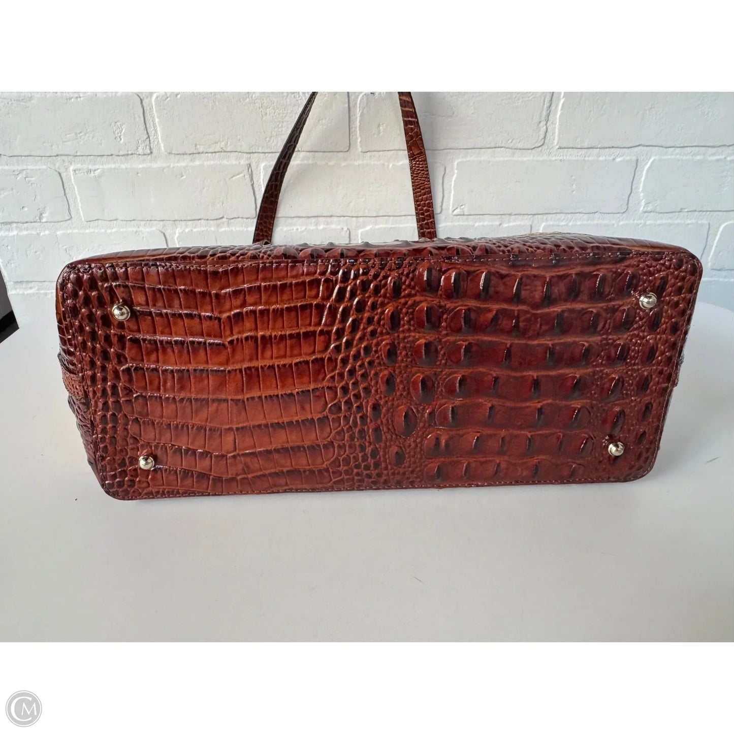 Tote Designer By Brahmin, Size: Large