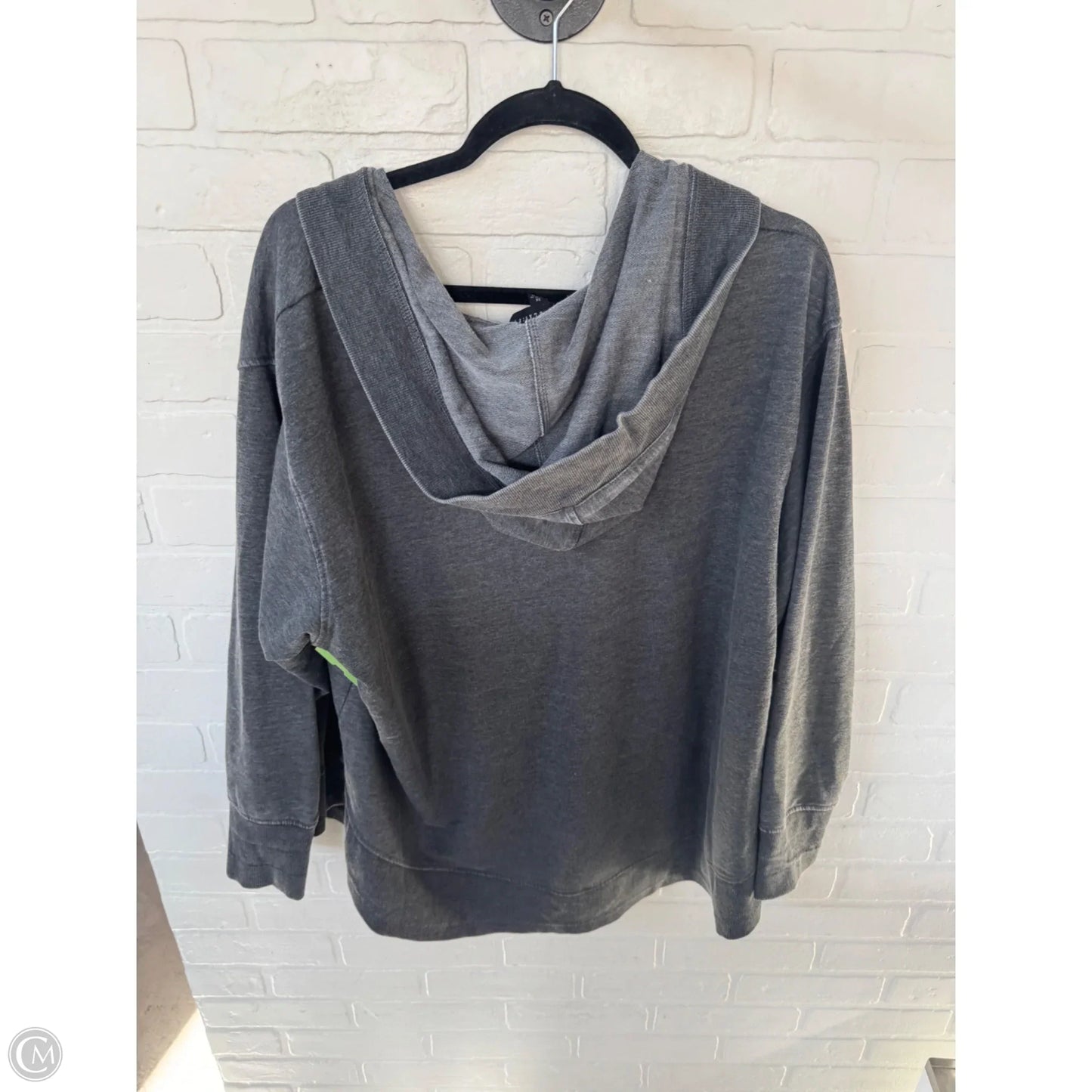 Sweatshirt Hoodie By Jane And Delancey In Grey, Size: 2x