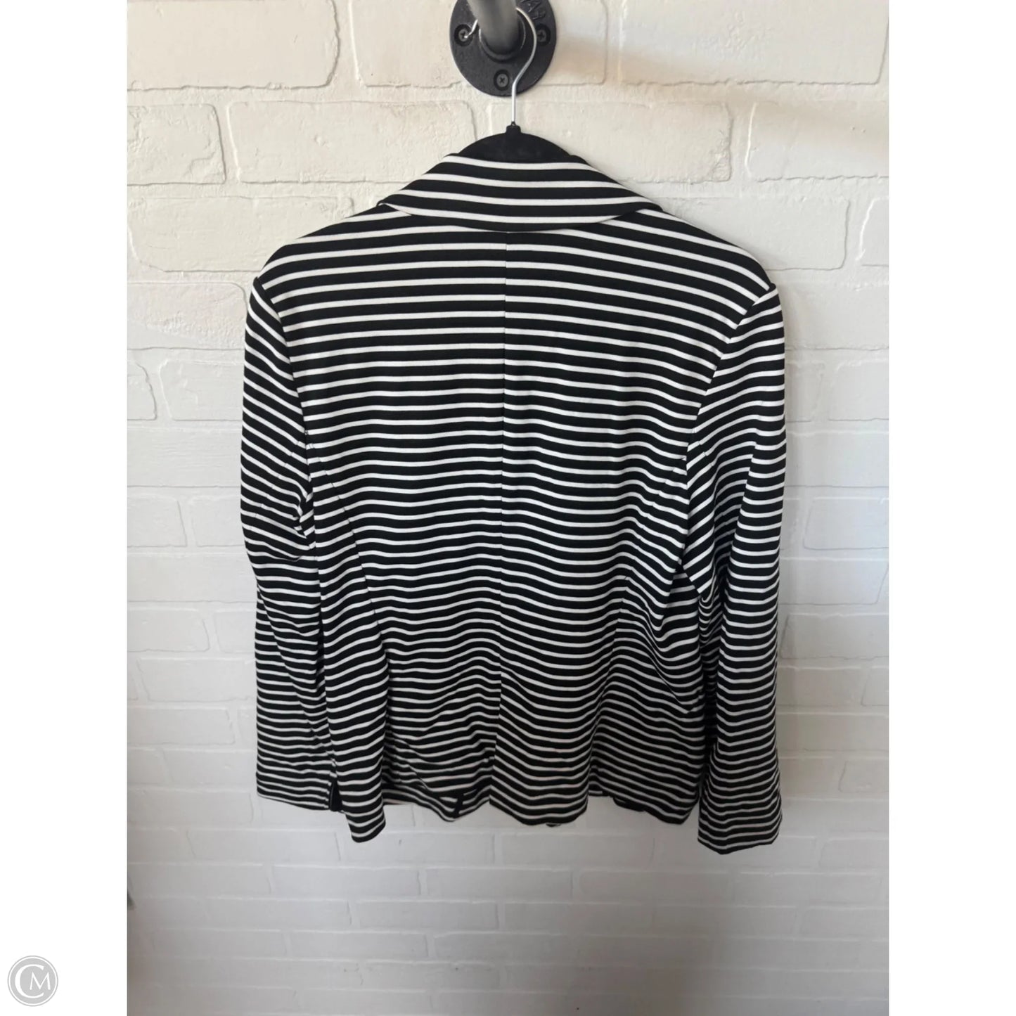 Blazer By Philosophy In Black & White, Size: L