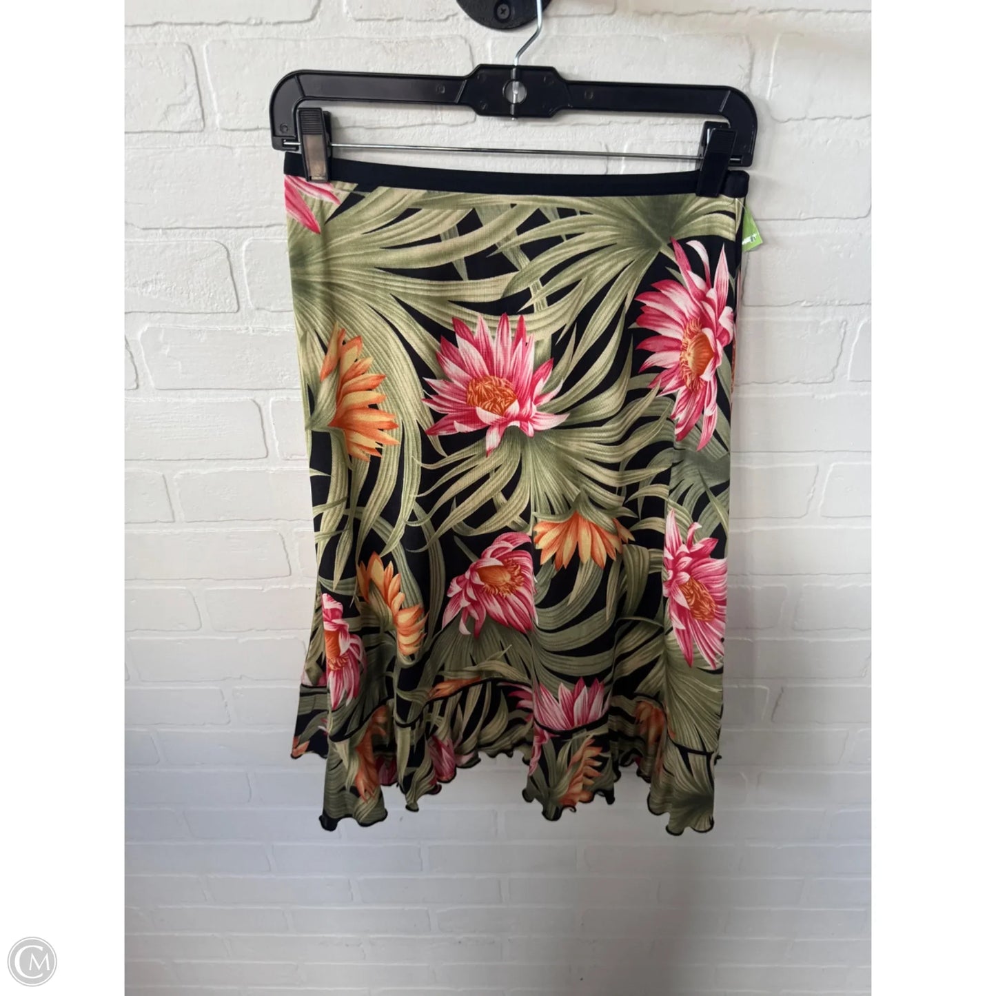 Skirt Midi By Tommy Bahama In Green & Pink, Size: 4