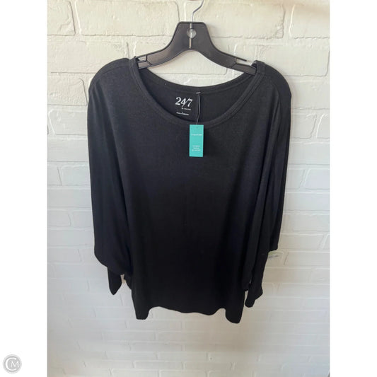 Top Long Sleeve By Maurices In Black, Size: L