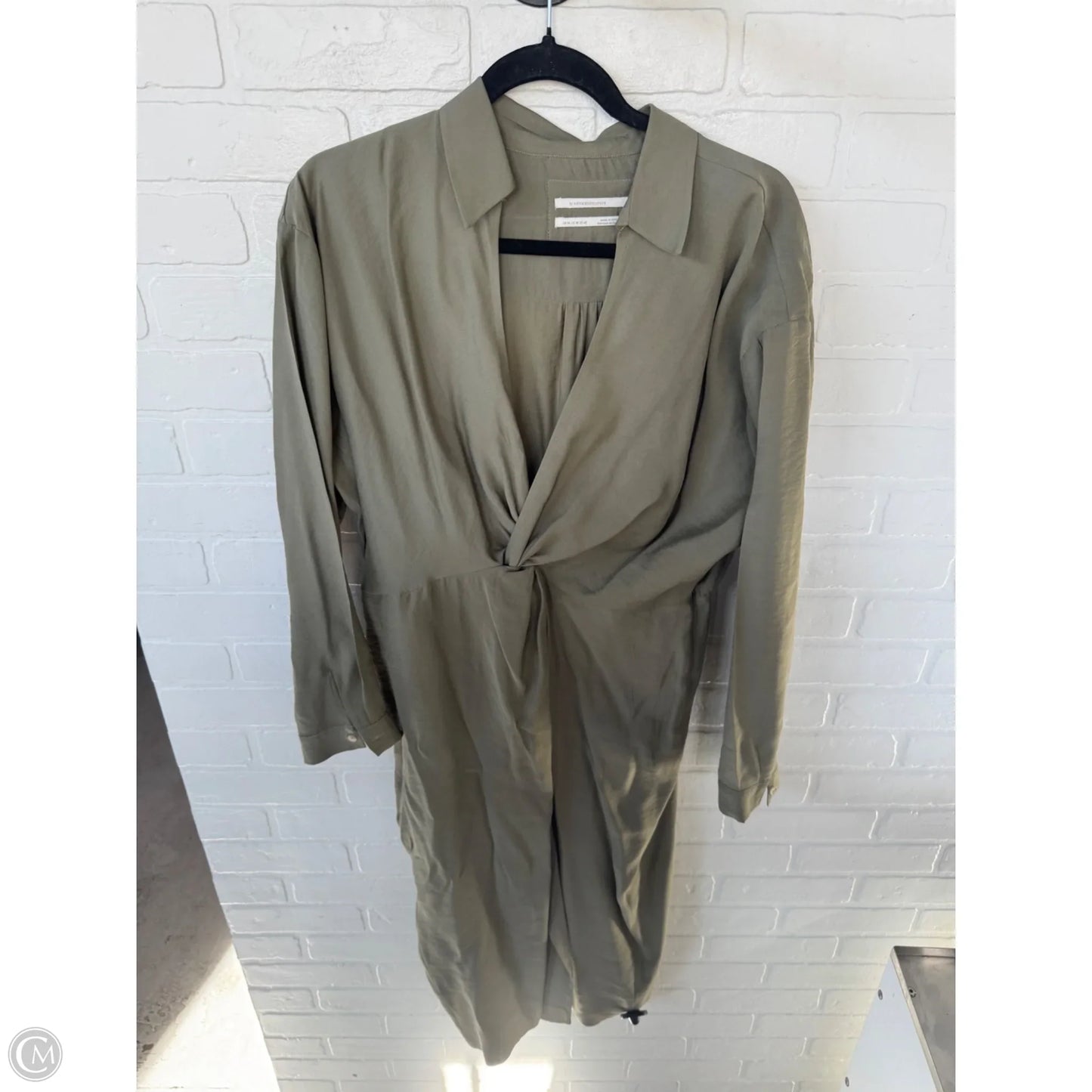 Dress Casual Midi By Anthropologie In Green, Size: M