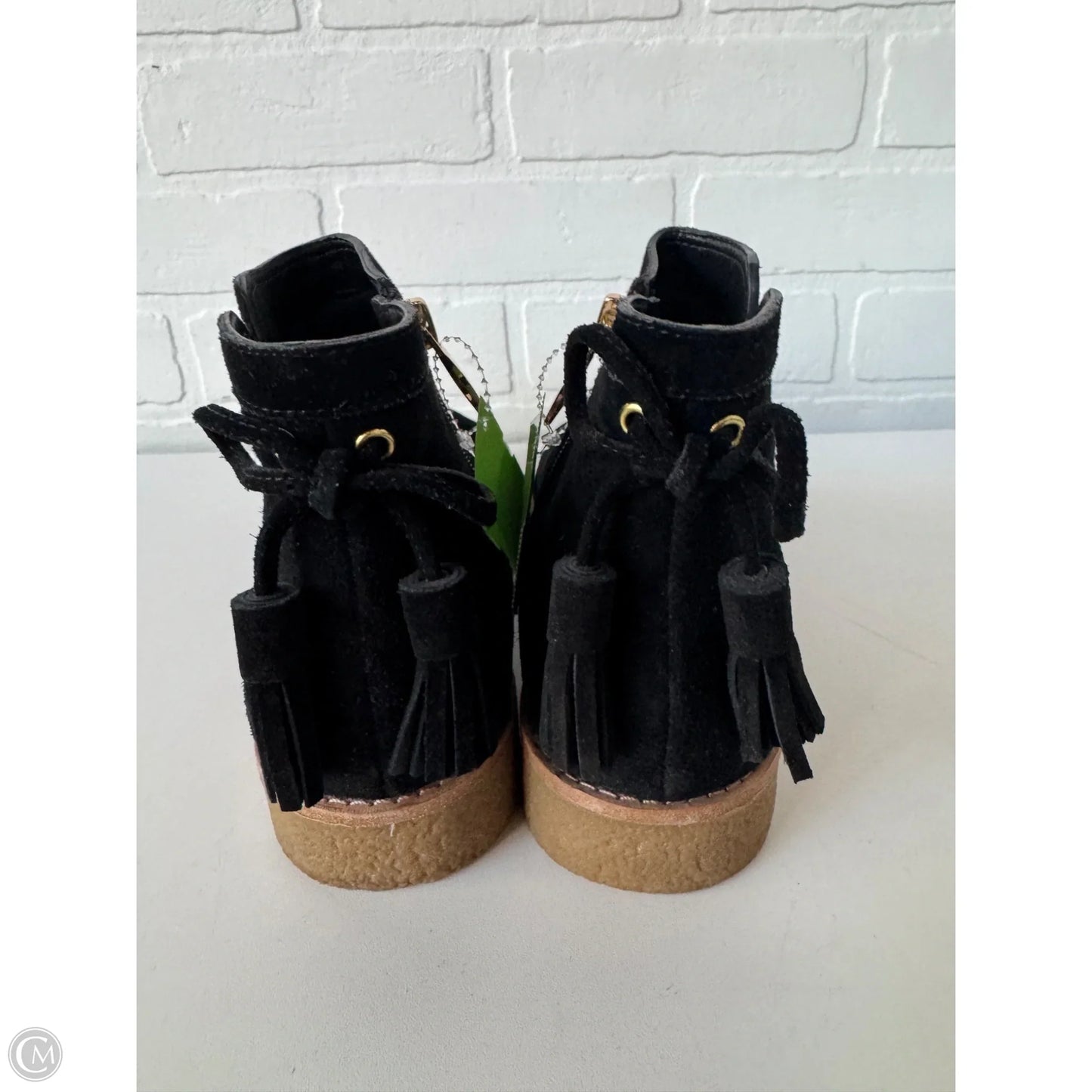 Boots Designer By Kate Spade In Black, Size: 8.5