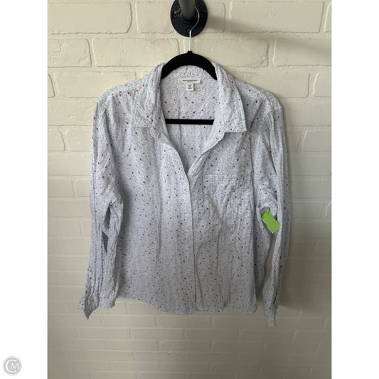 Top Long Sleeve By Beachlunchlounge In Blue & Red & White, Size: Xl