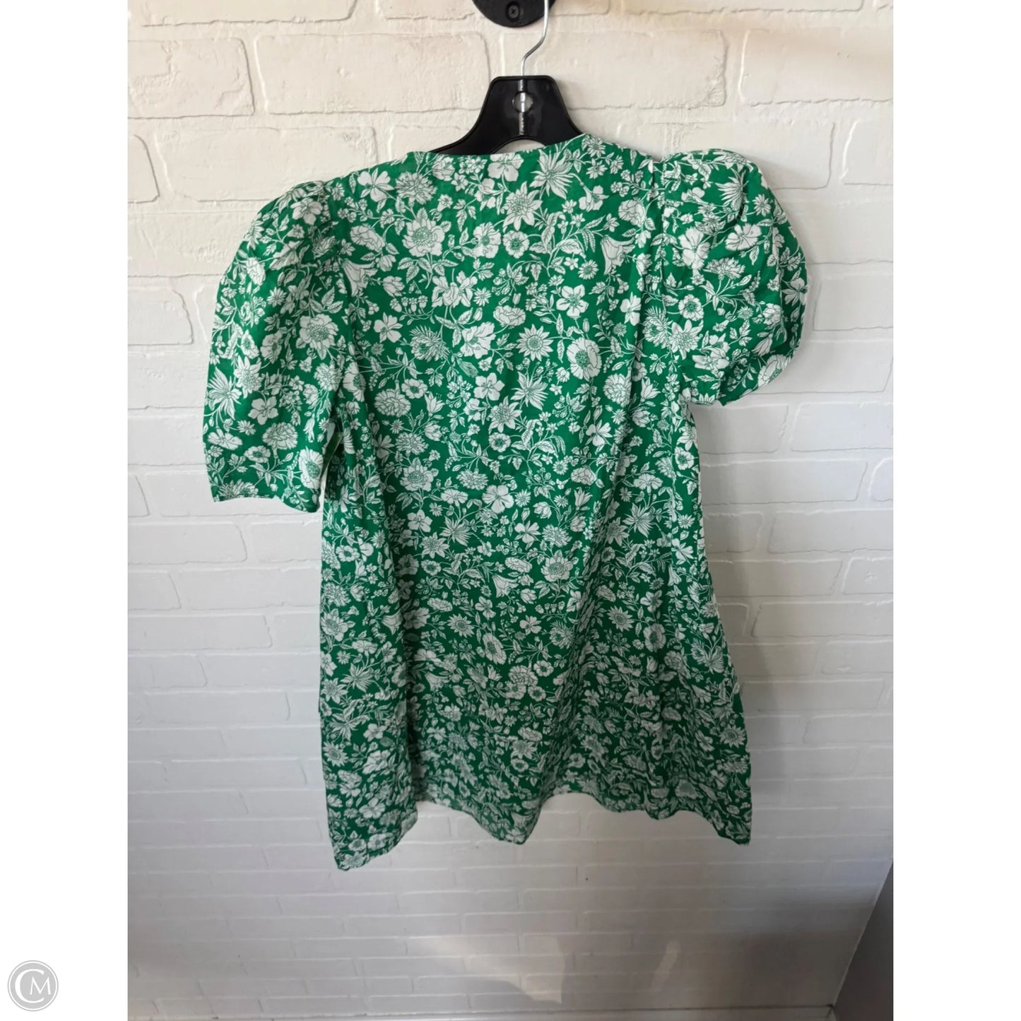 Dress Casual Short By Cmc In Green & White, Size: S