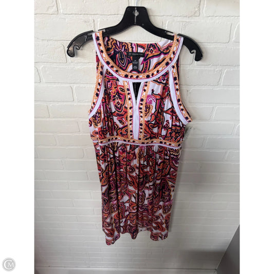 Dress Casual Short By Inc In Orange & Pink, Size: 2x