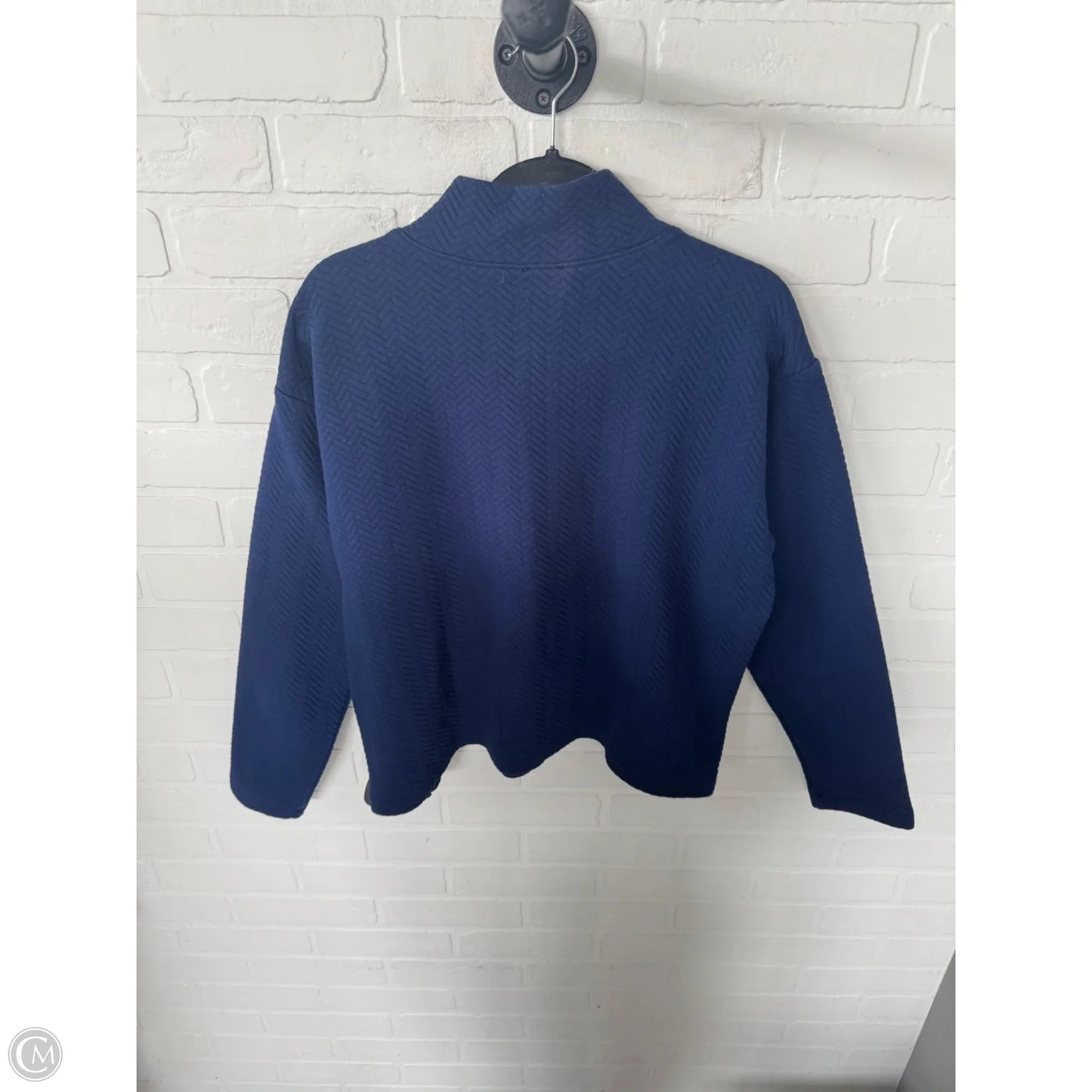 Sweatshirt Collar By J. Crew In Blue, Size: L