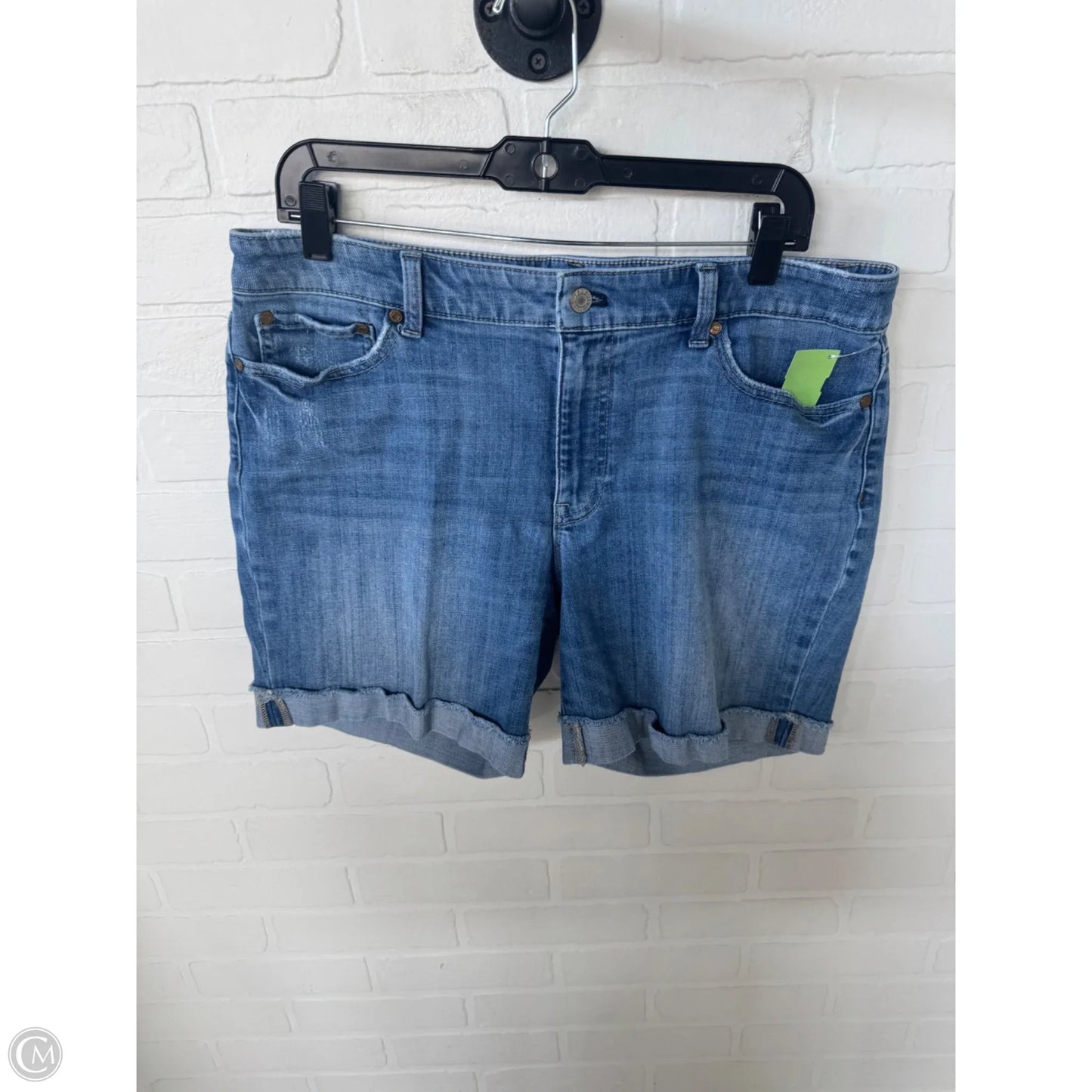 Shorts By Talbots In Blue Denim, Size: 12