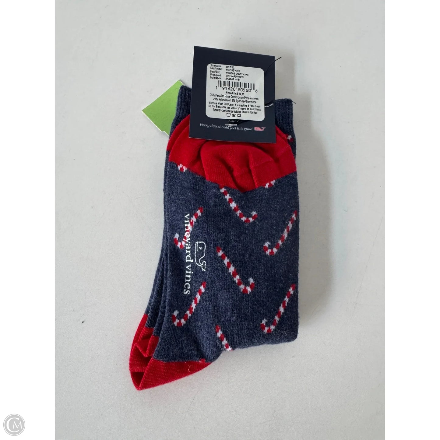 Socks By Vineyard Vines In Blue & Red, Size: Osfm
