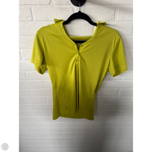 Athletic Top Short Sleeve By Clothes Mentor In Chartreuse, Size: M