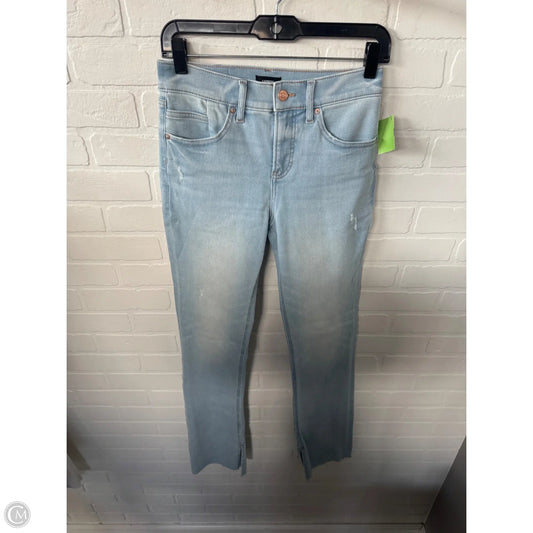 Jeans Straight By Express In Blue Denim, Size: 2