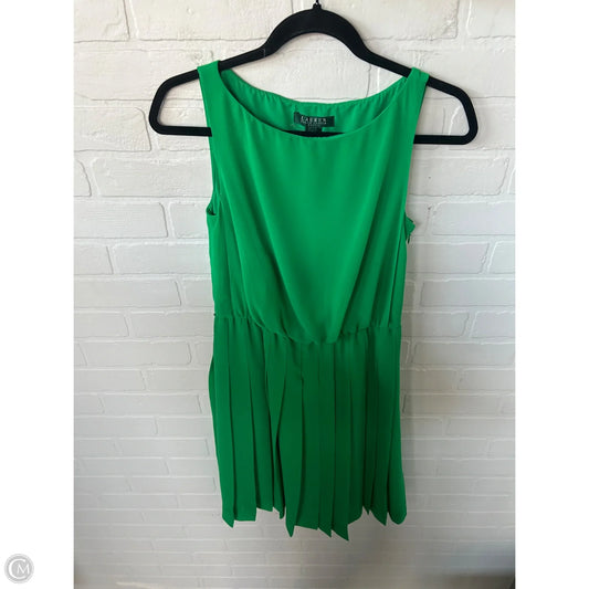 Dress Work By Lauren By Ralph Lauren In Green, Size: Xs