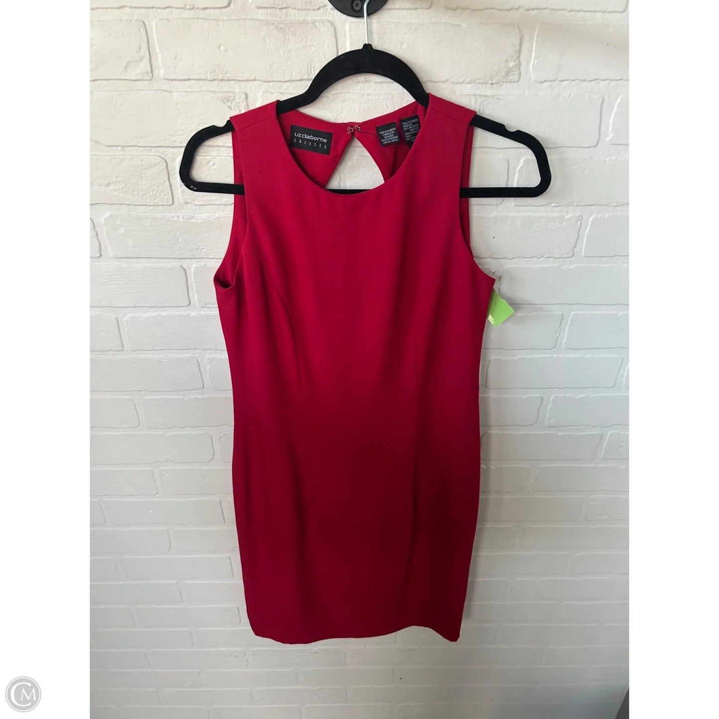 Dress Work By Liz Claiborne In Red, Size: S