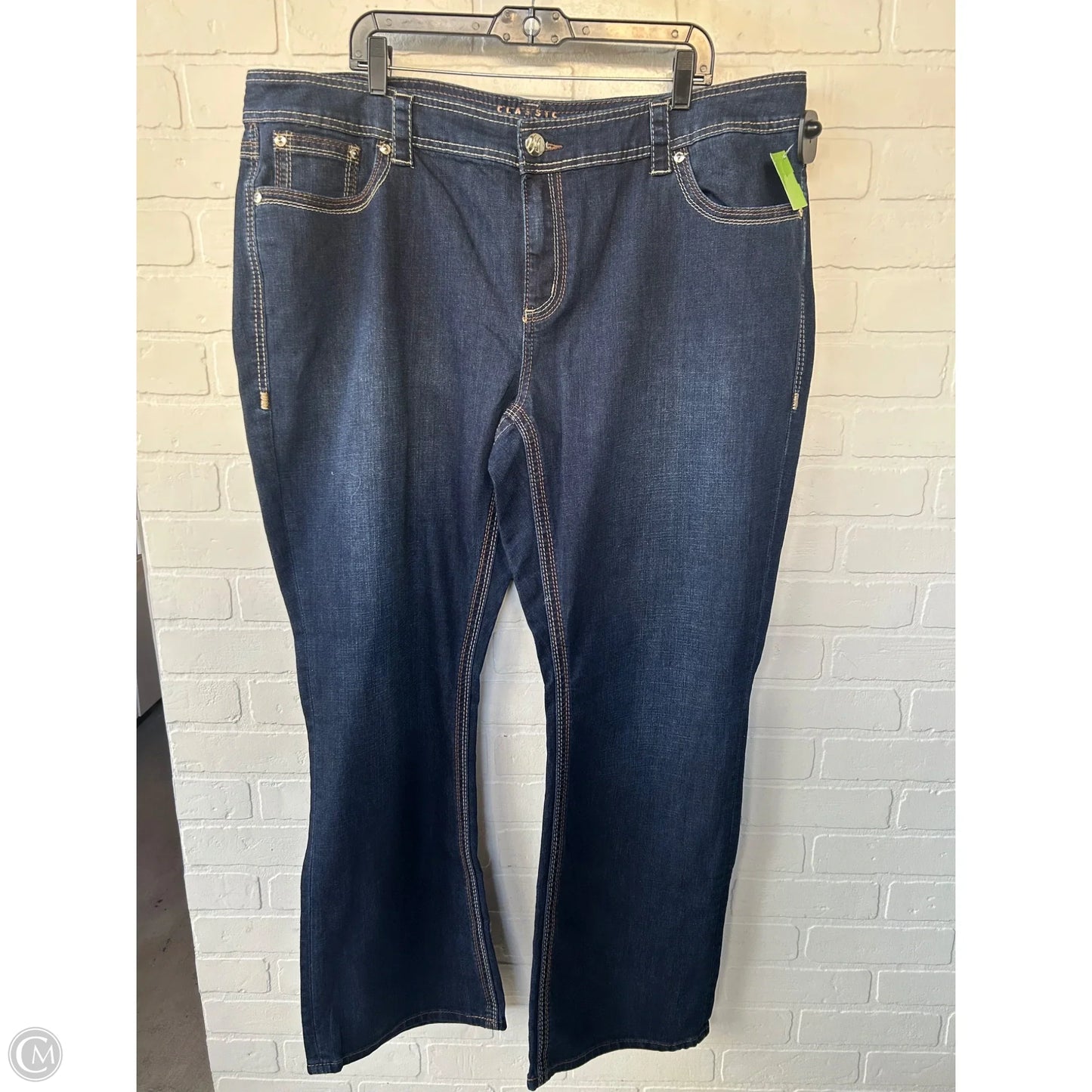 Jeans Boot Cut By Melissa Mccarthy In Blue Denim, Size: 24