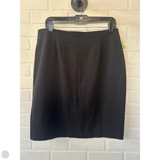 Skirt Midi By Eileen Fisher In Black, Size: 12p