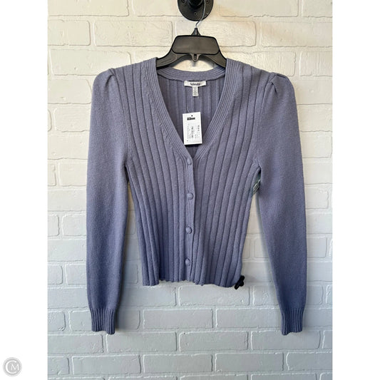 Sweater Cardigan By Splendid In Purple, Size: Xs