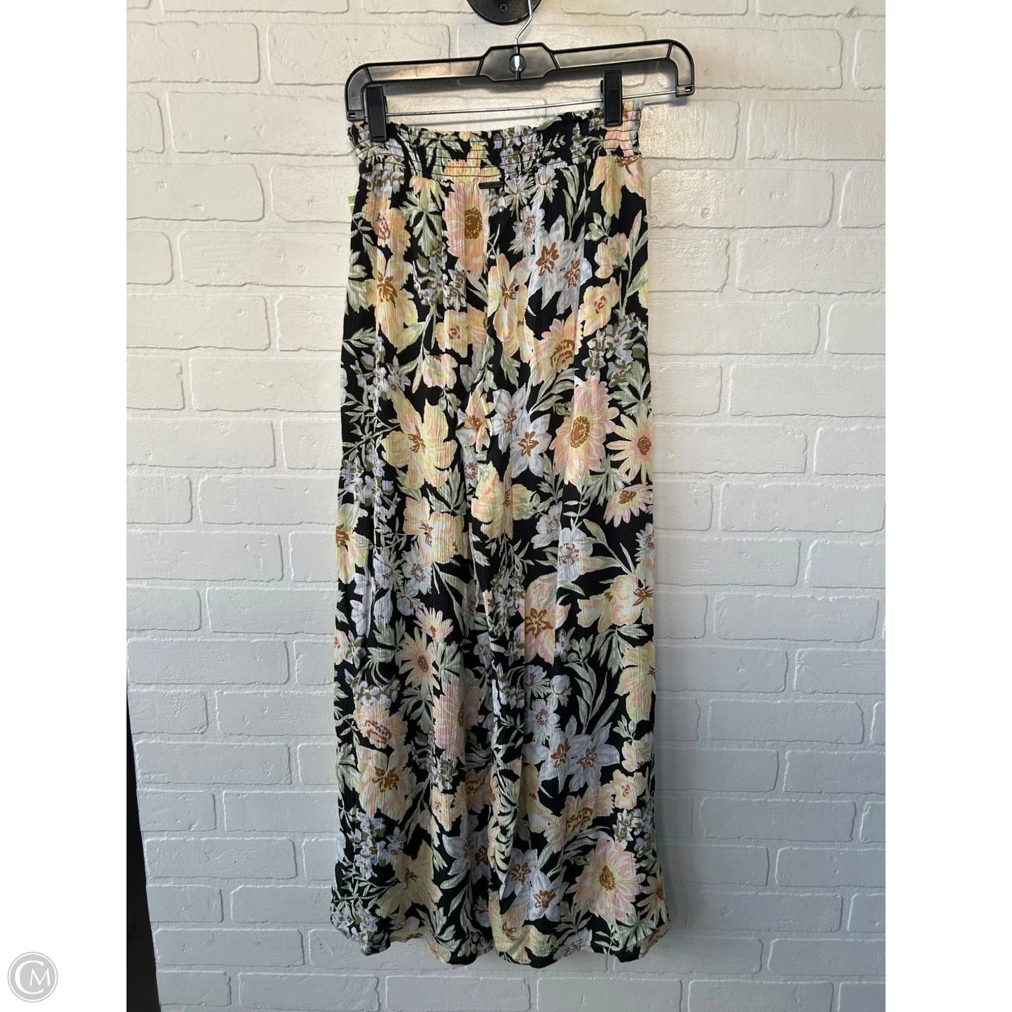 Pants Wide Leg By Billabong In Black & White, Size: 4