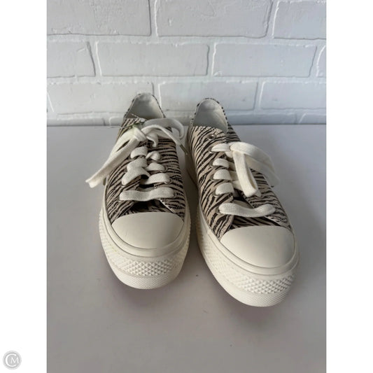 Shoes Sneakers Platform By Converse In Cream & Grey, Size: 9.5