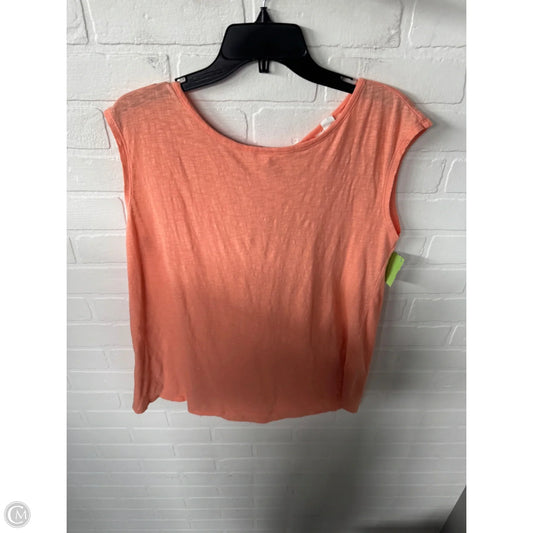 Top Sleeveless Basic By Caslon In Orange, Size: M