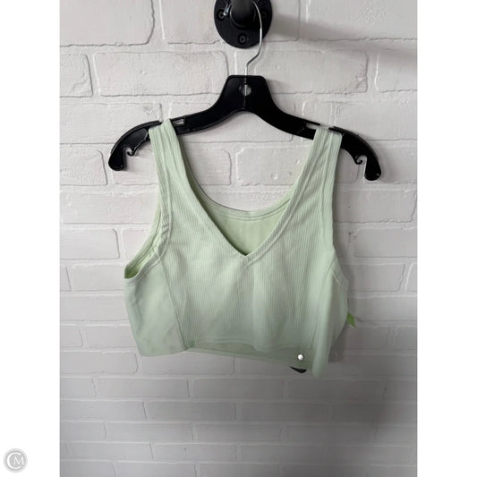 Athletic Tank Top By Lululemon In Green, Size: L