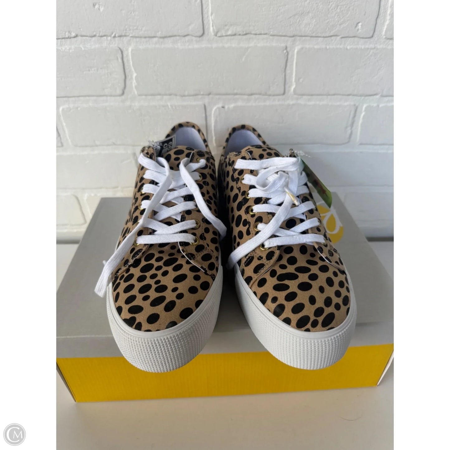 Shoes Sneakers Platform By Boden In Black & Tan, Size: 9.5