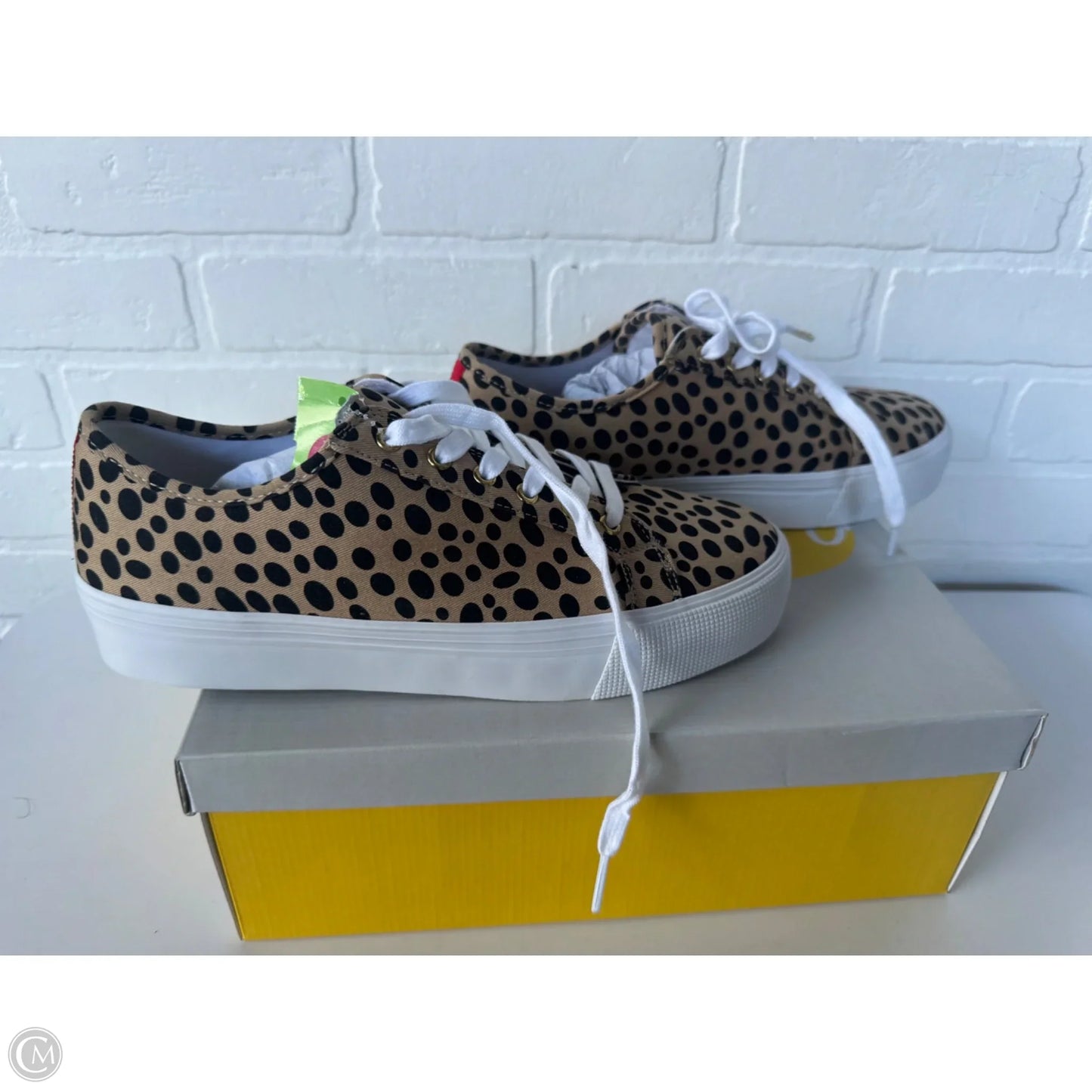 Shoes Sneakers Platform By Boden In Black & Tan, Size: 9.5