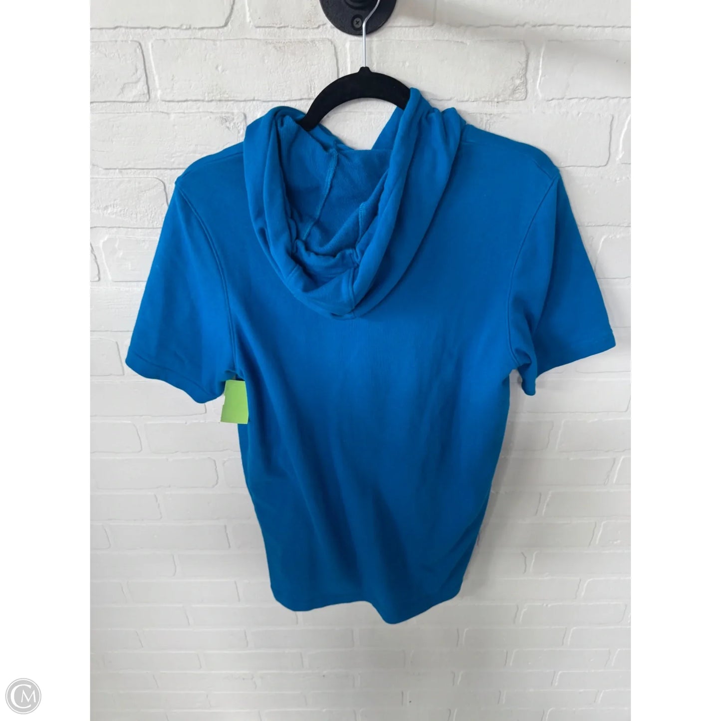 Athletic Top Short Sleeve By Under Armour In Blue, Size: S