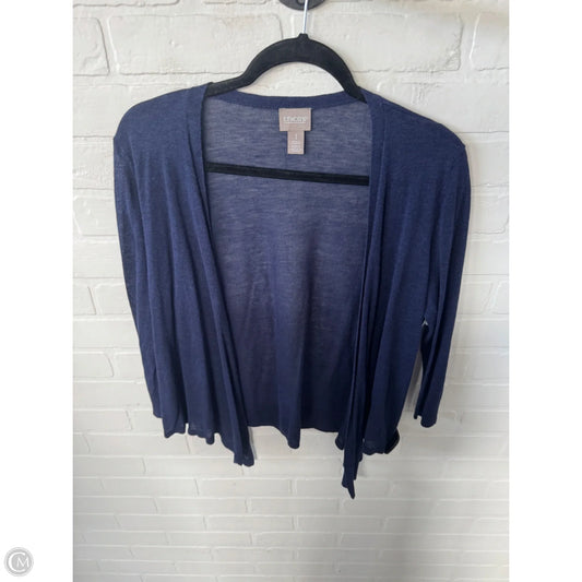 Sweater Cardigan By Chicos In Blue, Size: M