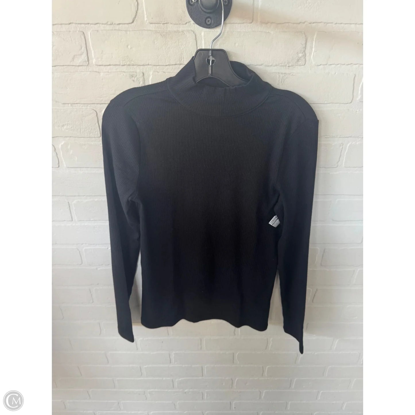 Top Long Sleeve By Talbots In Black, Size: M