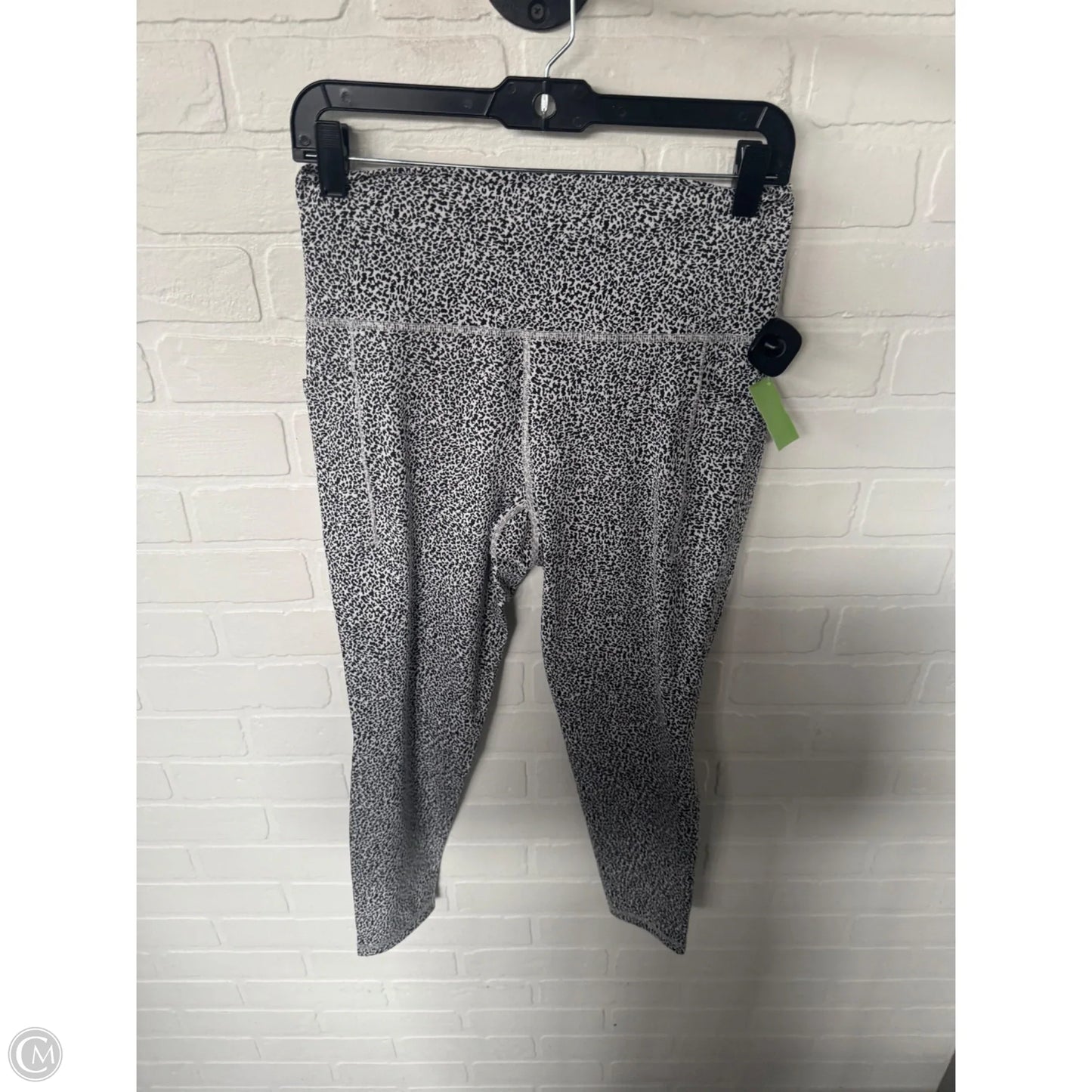 Athletic Leggings By Athleta In Black & White, Size: 8