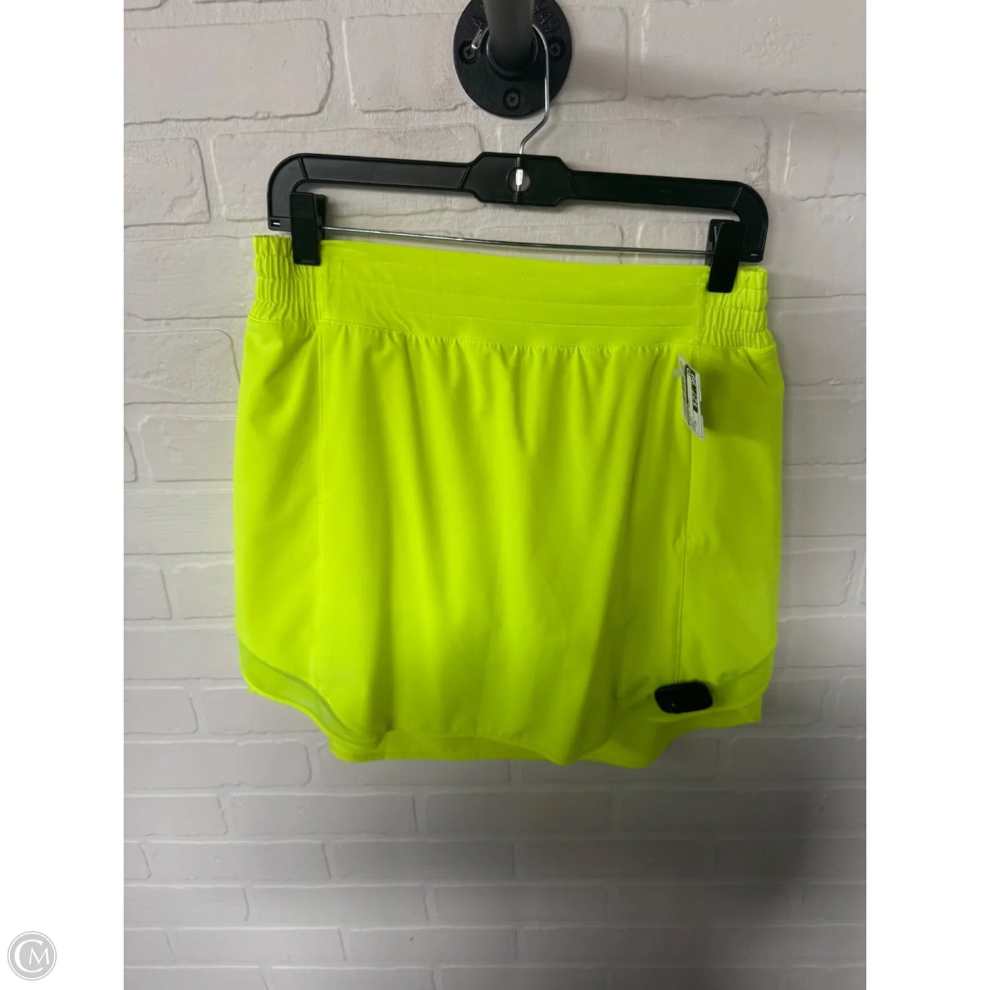Athletic Skort By Lululemon In Yellow, Size: 10