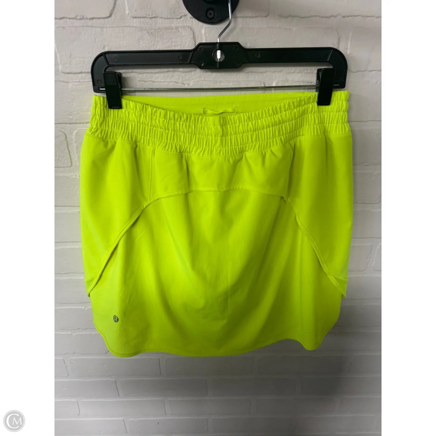 Athletic Skort By Lululemon In Yellow, Size: 10