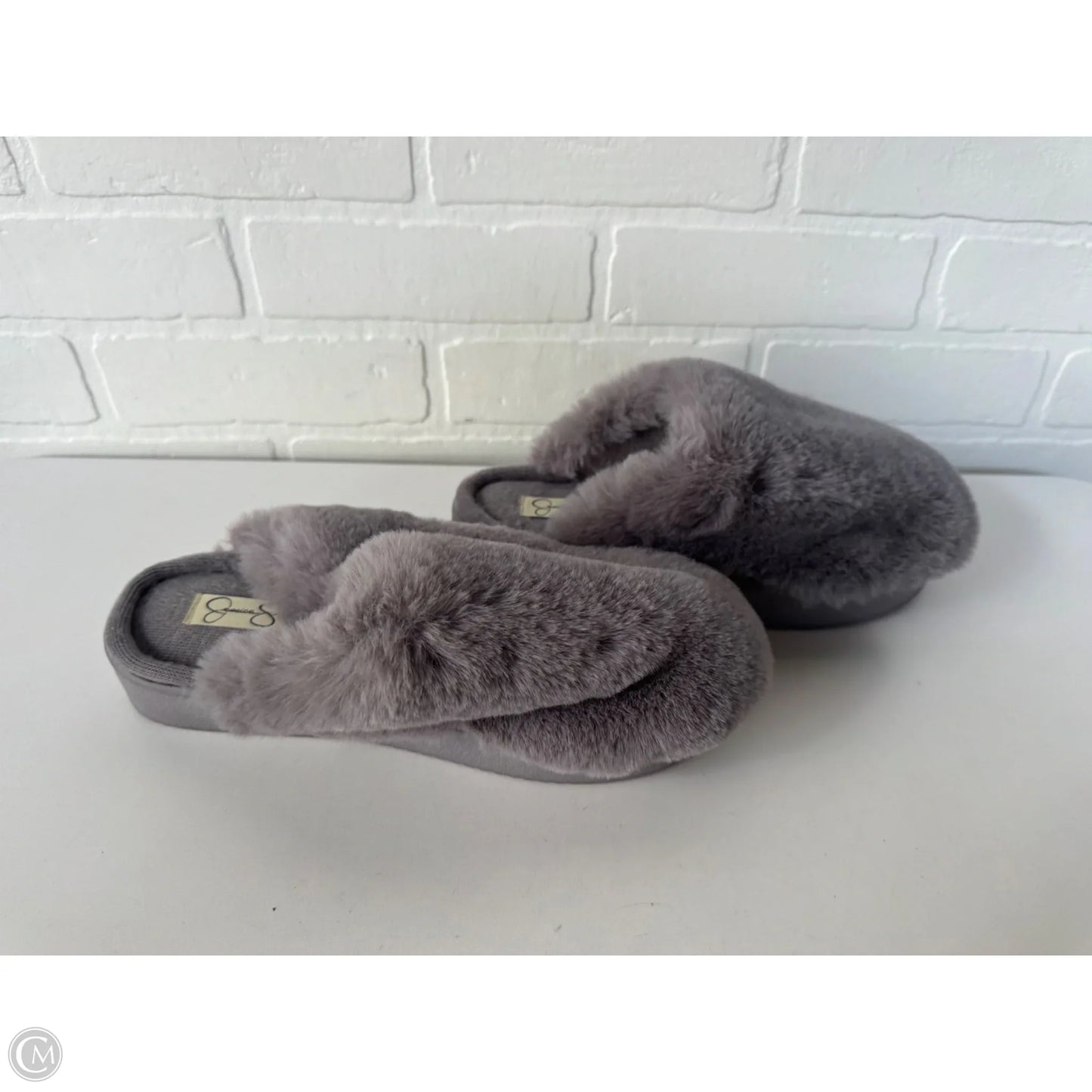 Slippers By Jessica Simpson In Grey, Size: 7