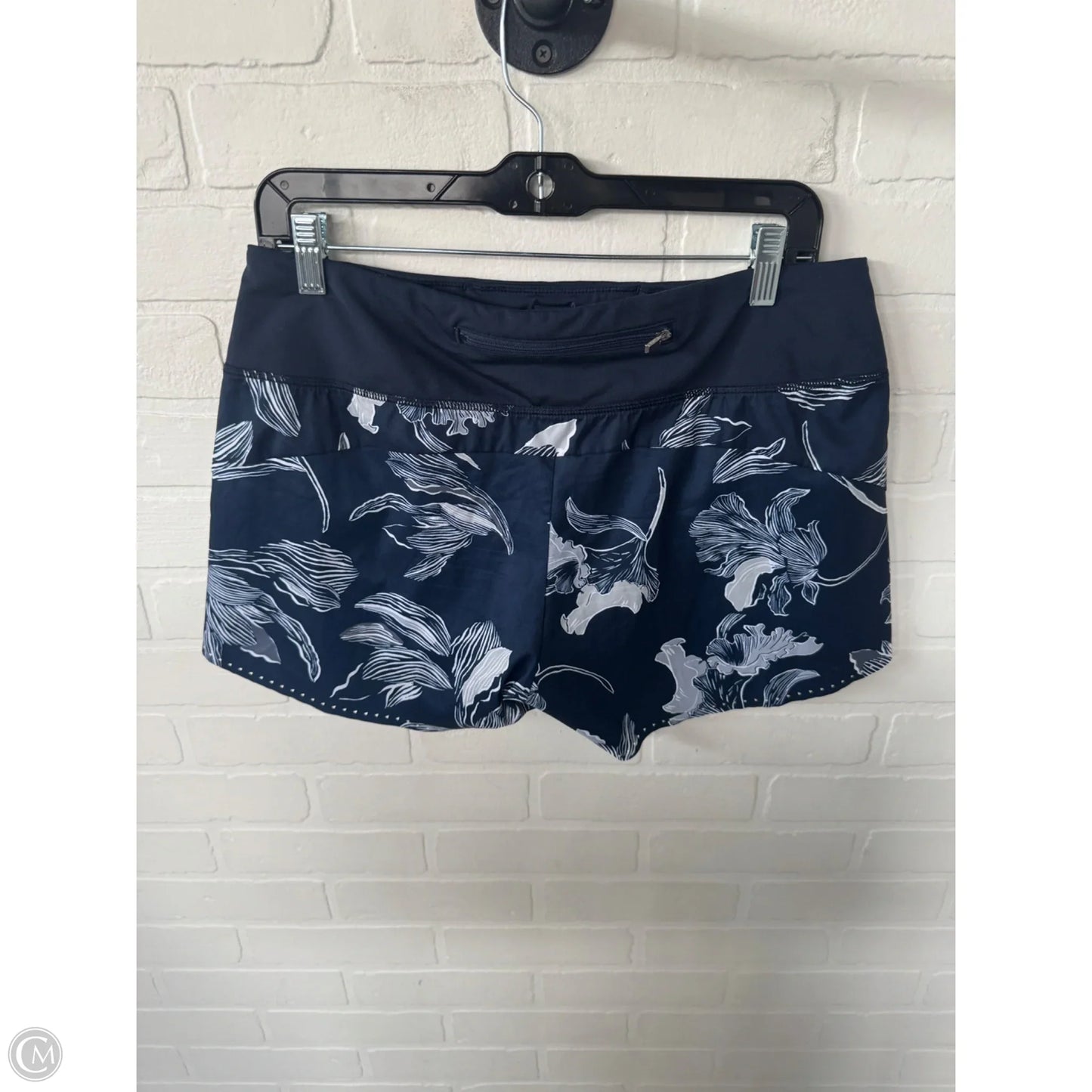 Athletic Shorts By Athleta In Blue & White, Size: 8