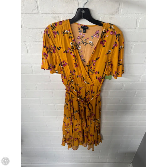 Dress Casual Midi By Torrid In Yellow, Size: M