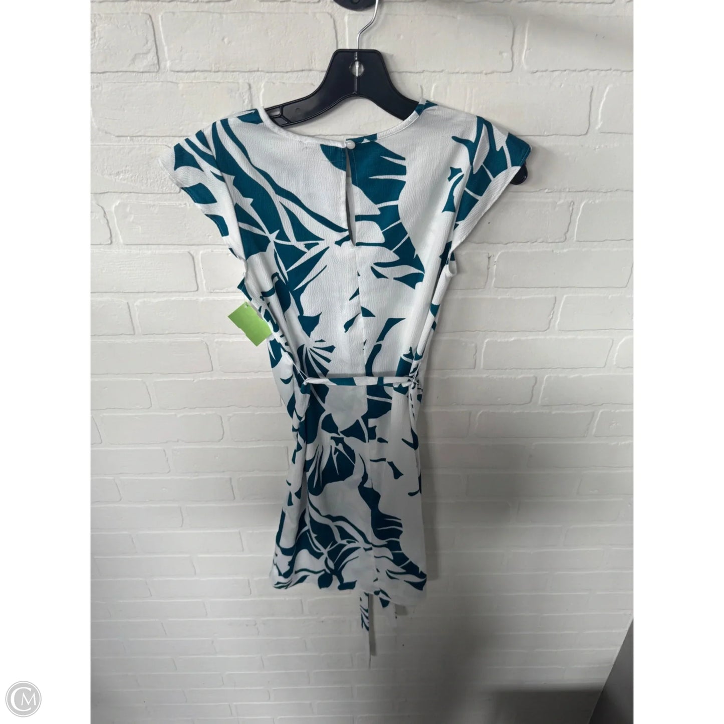 Dress Casual Short By Ann Taylor In Blue & White, Size: Xxsp