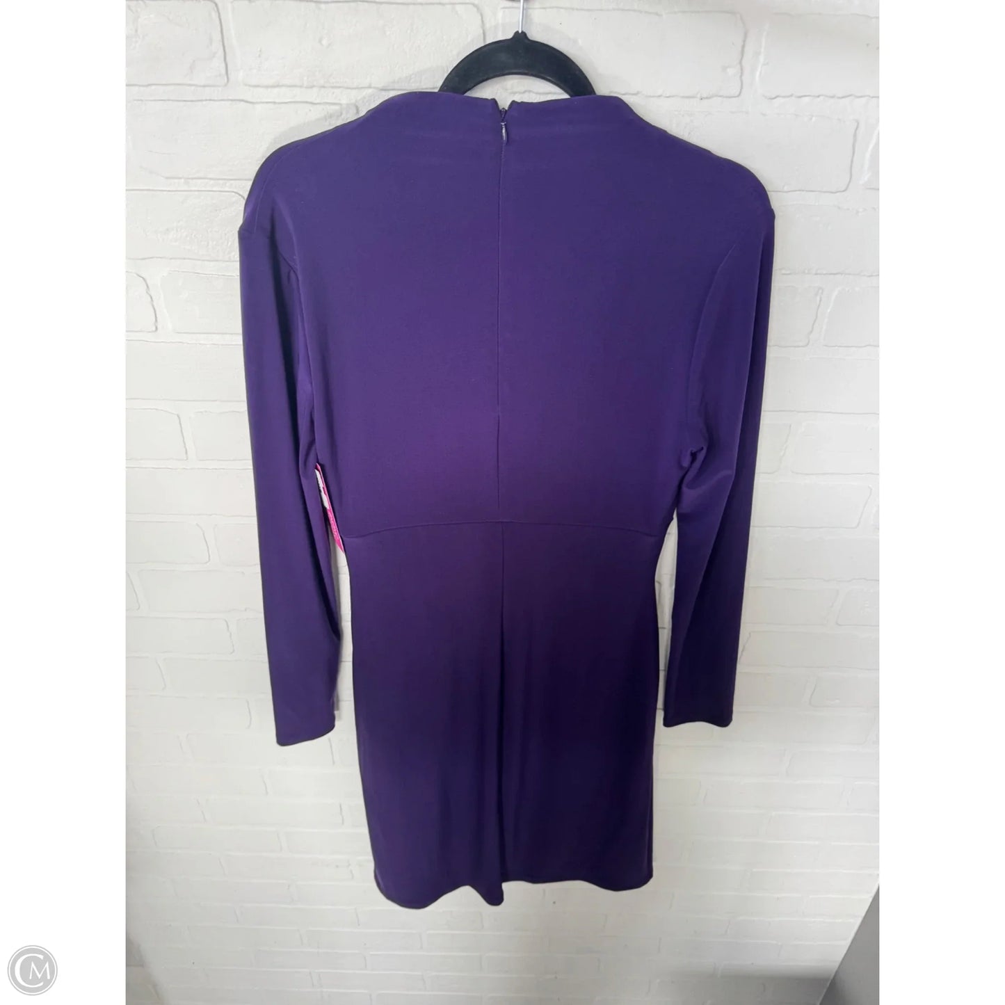 Dress Work By Lauren By Ralph Lauren In Purple, Size: M
