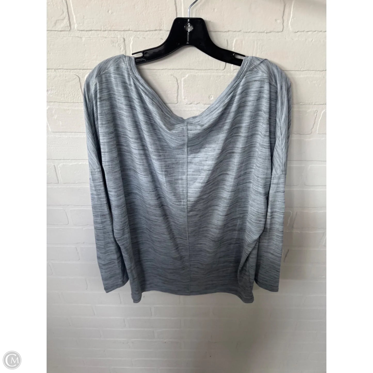 Athletic Top Long Sleeve Crewneck By Athleta In Blue, Size: S