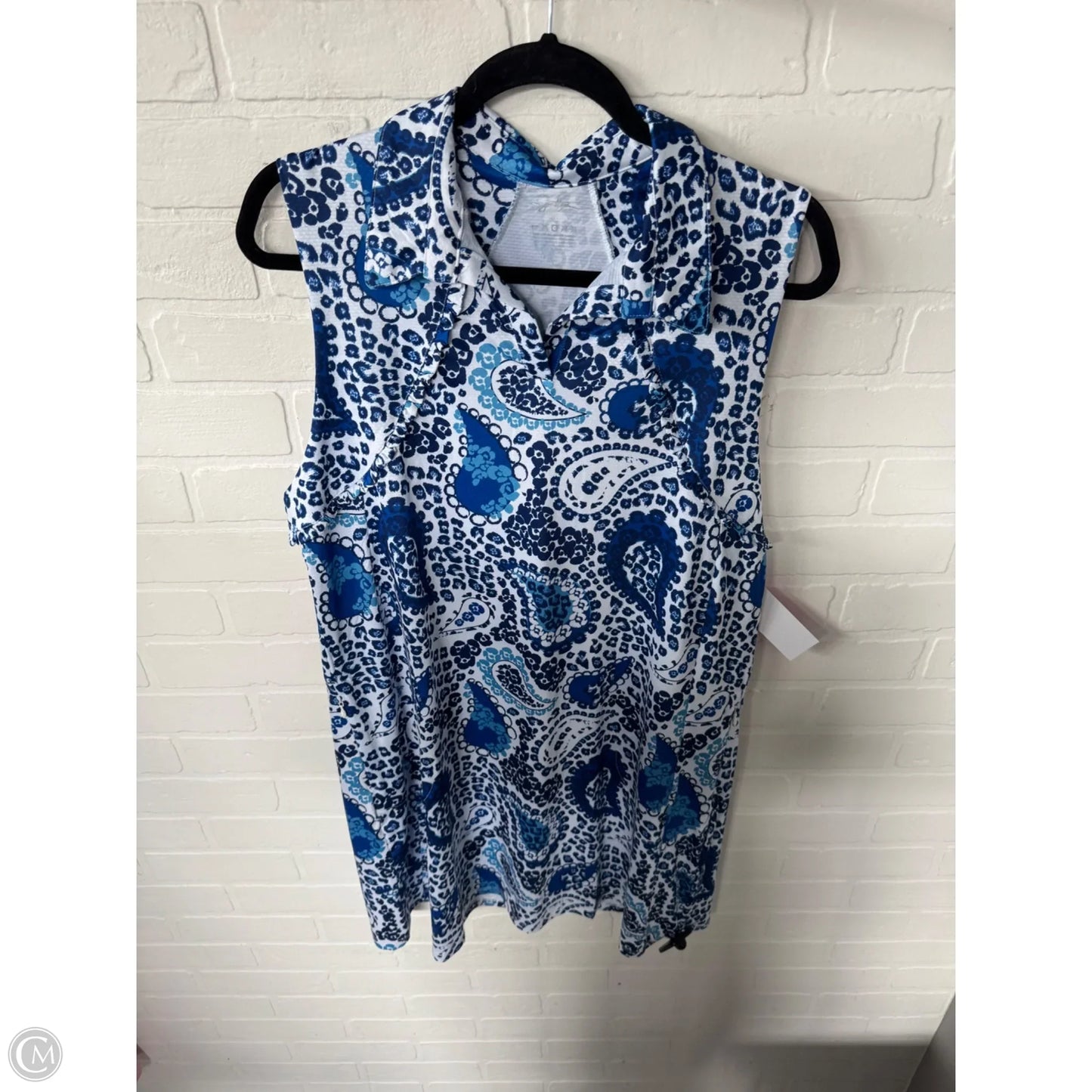 Athletic Dress By Gottex In Blue & White, Size: Xl