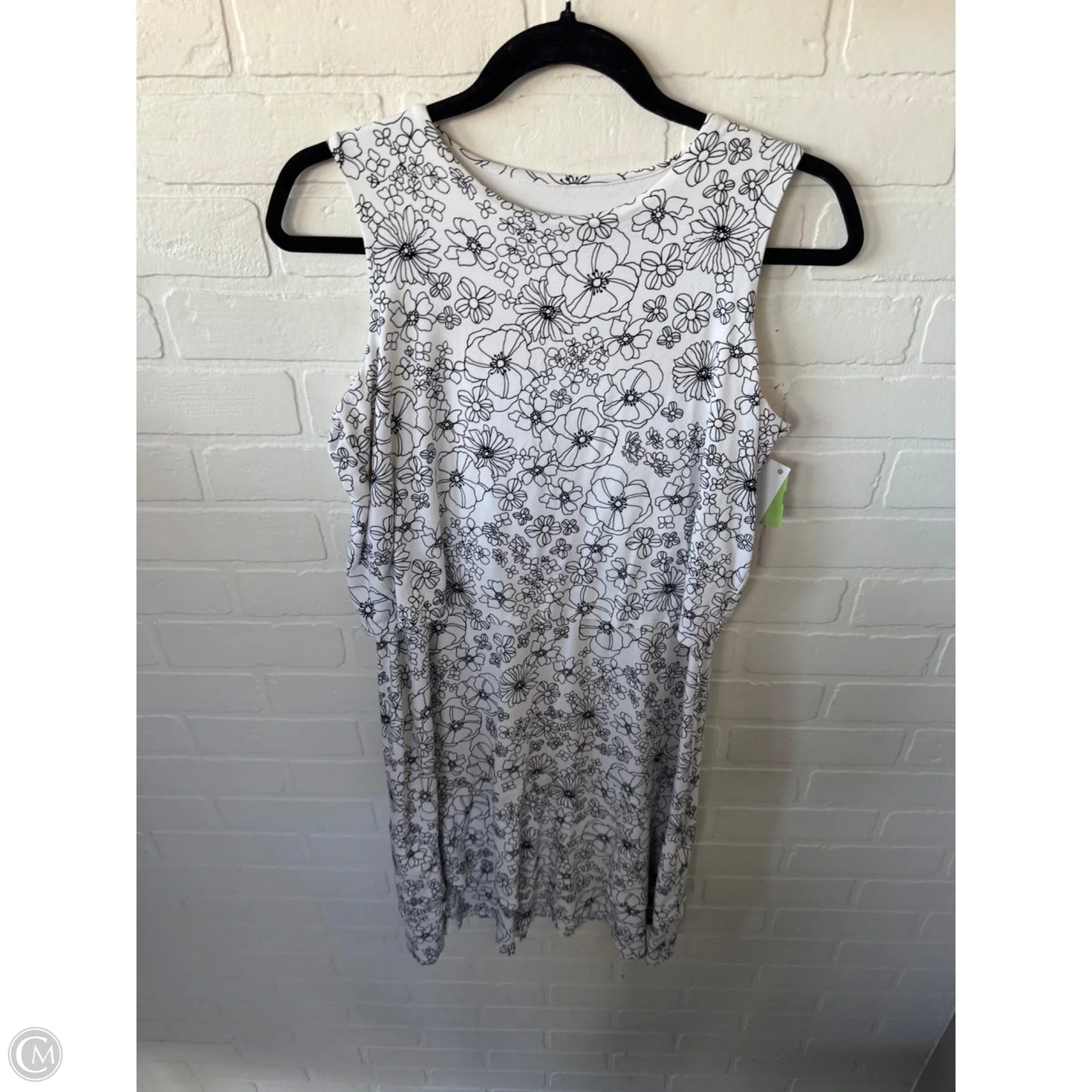 Dress Casual Midi By J. Jill In Black & White, Size: Xs